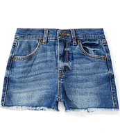 Copper Key Big Girls 7-16 Fringe Edge High Rise Cut Off Shorts