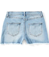 Copper Key Big Girls 7-16 Fringe Edge High Rise Cut Off Shorts