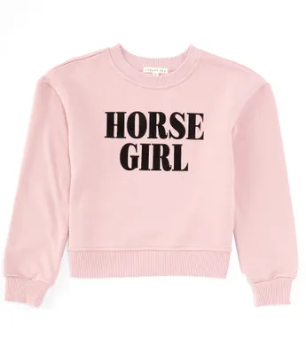 Copper Key Big Girls 7-16 Horse Girl Sweatshirt