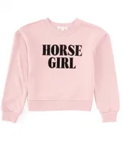 Copper Key Big Girls 7-16 Horse Girl Sweatshirt