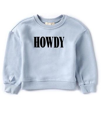 Copper Key Little Girls2T-6X Howdy Sweatshirt