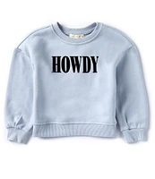 Copper Key Little Girls2T-6X Howdy Sweatshirt