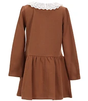 Copper Key Big Girls 7-16 Lace Trim Dress