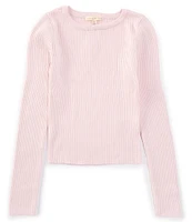 Copper Key Big Girls 7-16 Long Sleeve Ribbed T-Shirt