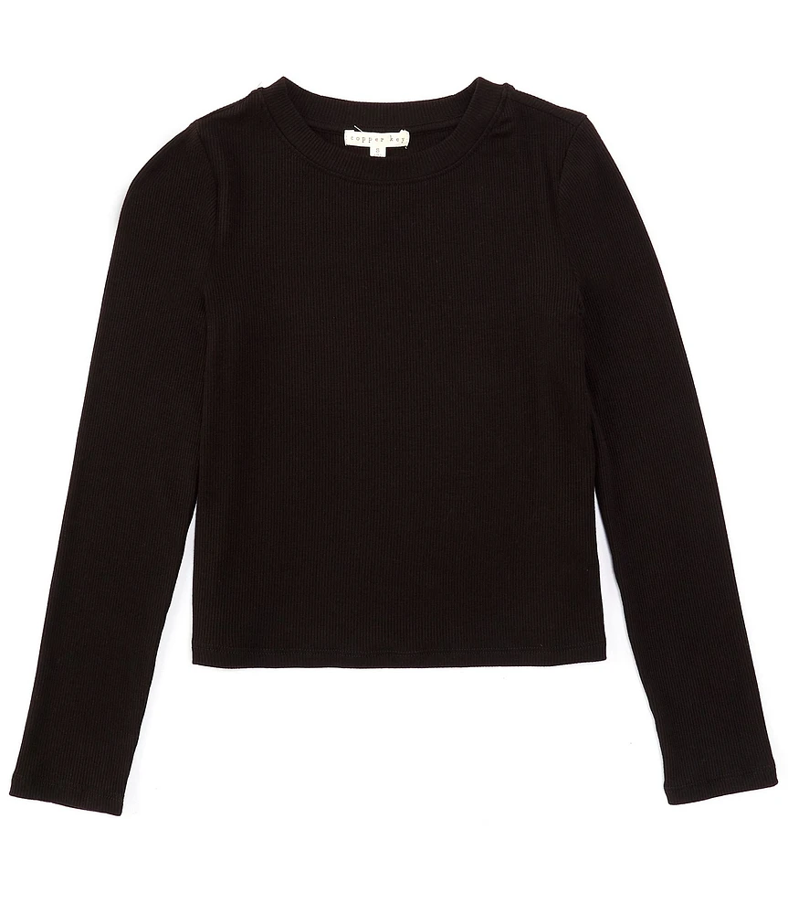 Copper Key Big Girls Long Sleeve T-Shirt