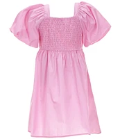 Copper Key Big Girls 7-16 Margo Puff Sleeve Dress