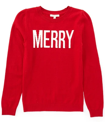 Copper Key Big Girls 7-16 Merry Christmas Sweater