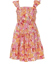 Copper Key Big Girls 7-16 Tropical Floral Printed Dress