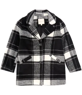 Copper Key Big Girls 7-16 Plaid Long Coat