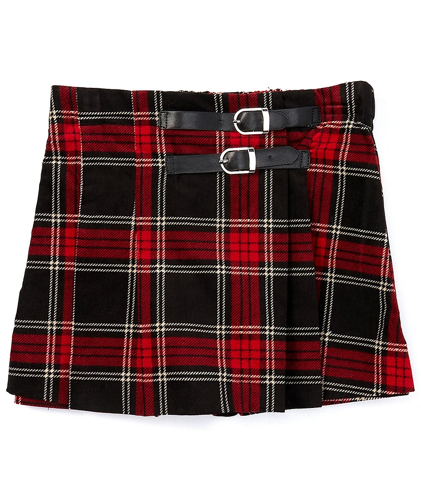 Copper Key Big Girls 7-16 Plaid Skort