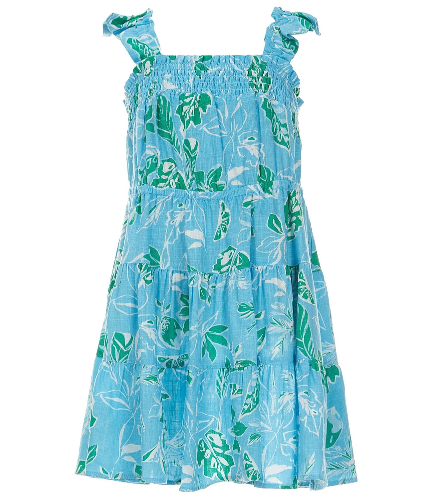 Copper Key Big Girls 7-16 Ruffle Strap Floral Dress