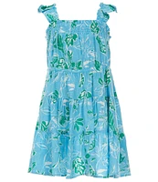 Copper Key Big Girls 7-16 Ruffle Strap Floral Dress