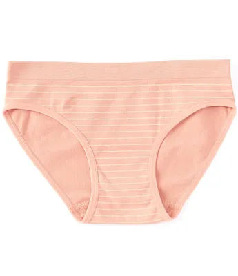 Copper Key Big Girls 7-16 Striped Seamfree Bikini Panties