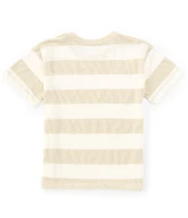 Copper Key Big Girls 7-16 Short Sleeve Big Stripe Relaxed Boxy T-Shirt