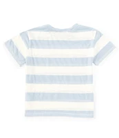 Copper Key Big Girls 7-16 Short Sleeve Big Stripe Relaxed Boxy T-Shirt