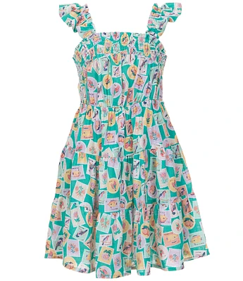 Copper Key Big Girls 7-16 Stamp Printed Dress