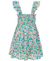 Copper Key Big Girls 7-16 Stamp Printed Dress