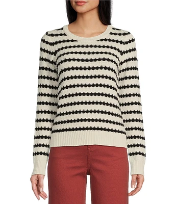 Copper Key Black & White Stripe Sweater