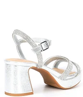 Copper Key Celebrate Rhinestone Platform Dress Sandals