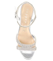 Copper Key Celebrate Rhinestone Platform Dress Sandals