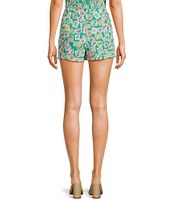 Copper Key Coordinating Stamp Print Wrap Skort