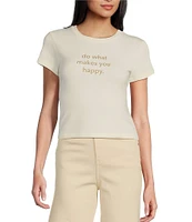 Copper Key Do What Makes You Happy Graphic T-Shirt