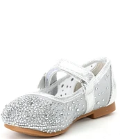 Copper Key Girls' Amelia Rhinestone Butterfly Flats (Toddler)