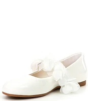 Copper Key Girls' Blossom Chiffon Patent Floral Flats (Youth)