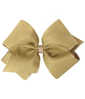 Copper Key Girls King Pinch Clip Organza Hair Bow