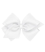 Copper Key Girls King Scallop Grosgrain Hair Bow