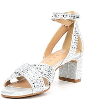 Copper Key Girls' Lisee Rhinestone Dress Heels (Youth)