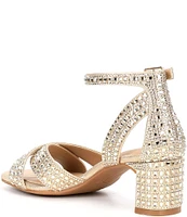 Copper Key Girls' Lisee Rhinestone Dress Heels (Youth)