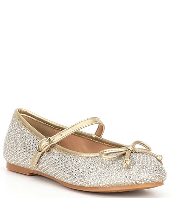 Copper Key Girls' Mia Glitter Mary Jane Ballet Flats (Infant)