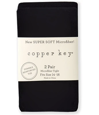 Copper Key Big Girls 14-16 Microfiber Tights