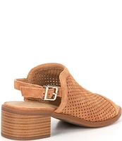 Copper Key Girls' Paisley Perforated Suede Dress Sandals (Toddler)