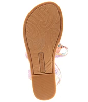 Copper Key Girls' Rhinestone Butterfly Sandal (Infant)