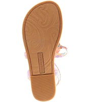 Copper Key Girls' Rhinestone Butterfly Sandal (Youth)