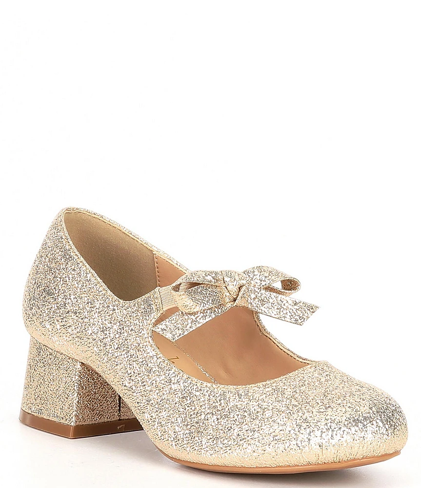 Copper Key Girls' Starlet Small Bow Dress Heels (Youth