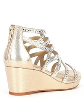 Copper Key Girls' Twinkle Bling Wedges (Toddler)