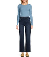 Copper Key High Rise Ankle Crop Straight Jeans
