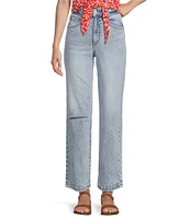 Copper Key High Rise Ankle Crop Straight Jeans