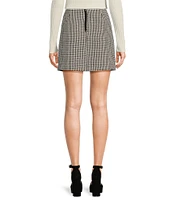 Copper Key Houndstooth Skirt