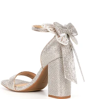 Copper Key Jubilee Glitter Butterfly Bow Dress Sandals