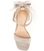 Copper Key Jubilee Glitter Butterfly Bow Dress Sandals