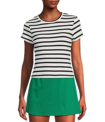 Copper Key Knit Striped Baby T-Shirt