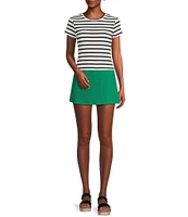 Copper Key Knit Striped Baby T-Shirt