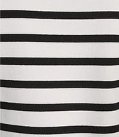 Copper Key Knit Striped Baby T-Shirt