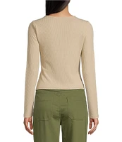 Copper Key Knit Thermal Long Sleeve Top