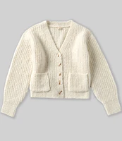 Copper Key Little Girl 2T-6X Cable Knit Cardigan