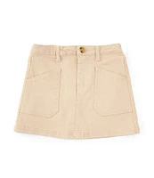 Copper Key Little Girls 2T-6X Denim Cargo Skirt